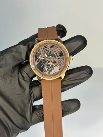 FITRON BRONZE PHANTOM SKELETON WATCH